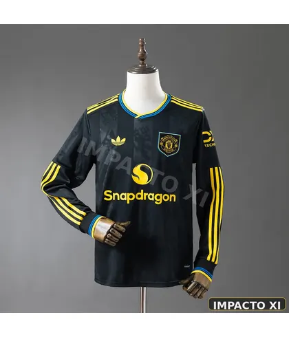 Camiseta Manchester United tercera 2025/26 manga larga
