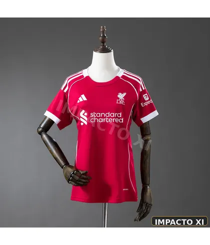Camiseta Liverpool local 2025/26 mujer