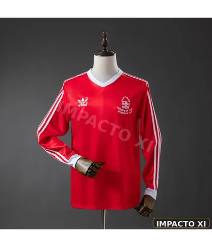 Camiseta retro Nottingham Forest local 1977/80 manga larga