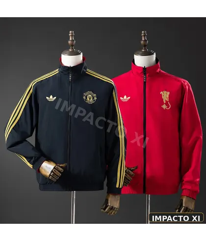 Chaqueta reversible Manchester United · Black & Red