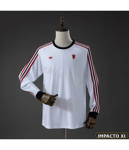 Camiseta lifestyle Manchester United · Terrace Icons · White