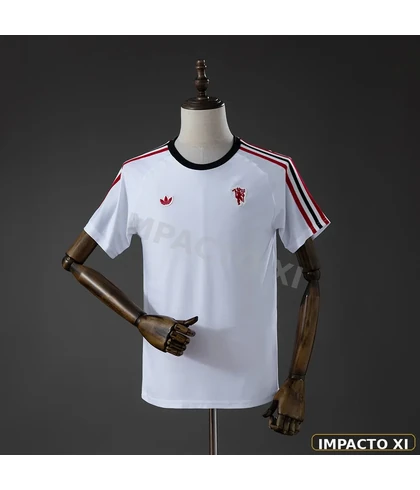 Camiseta lifestyle Manchester United · Terrace Icons · White