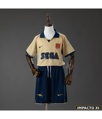 Camiseta retro Arsenal visitante 2001/02 niño