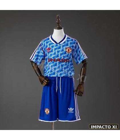 Camiseta retro Manchester United visitante 1990/92 niño