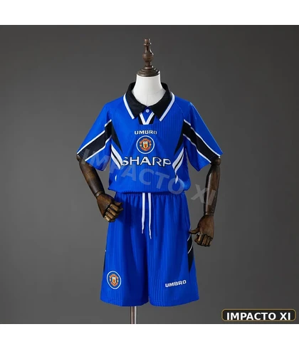 Camiseta retro Manchester United tercera 1996/98 niño