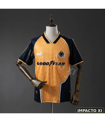 Camiseta retro Wolverhampton Wanderers local 1996/98