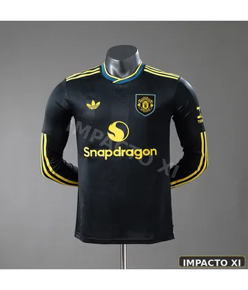 Camiseta Manchester United tercera 2025/26 versión jugador manga larga