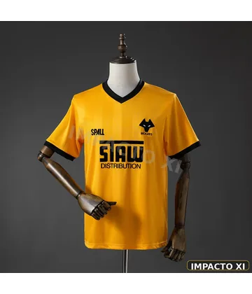 Camiseta retro Wolverhampton Wanderers local 1986/87