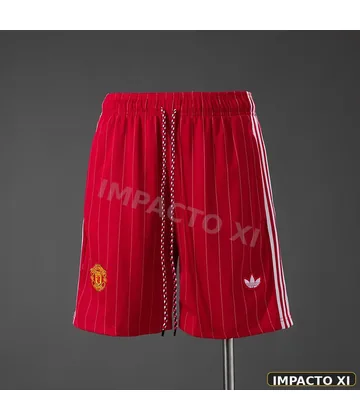 Pantalón corto lifestyle Manchester United · Terrace Icons · Red