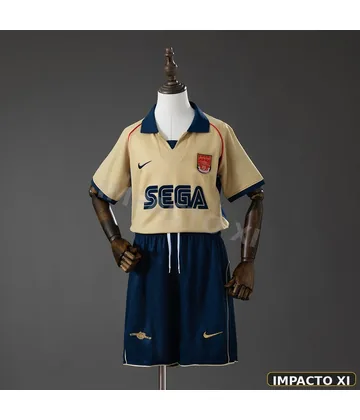 Camiseta retro Arsenal visitante 2001/02 niño