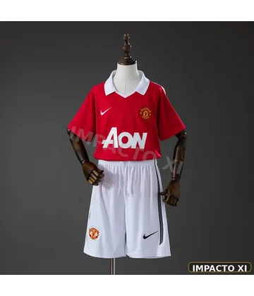 Camiseta retro Manchester United local 2010/11 niño