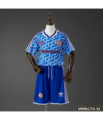 Camiseta retro Manchester United visitante 1990/92 niño